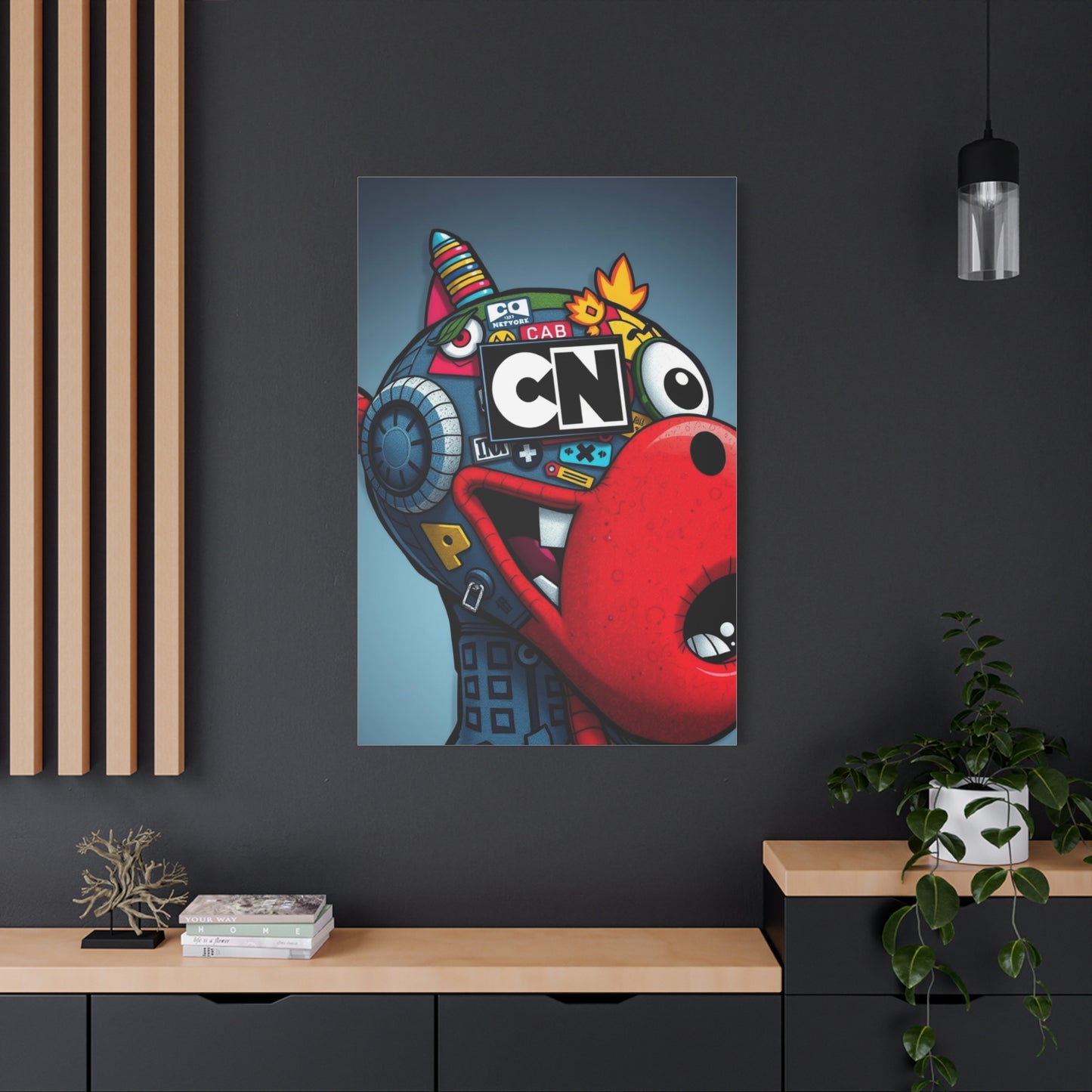 Majestic Toon Tapestry Wall Art & Canvas Print