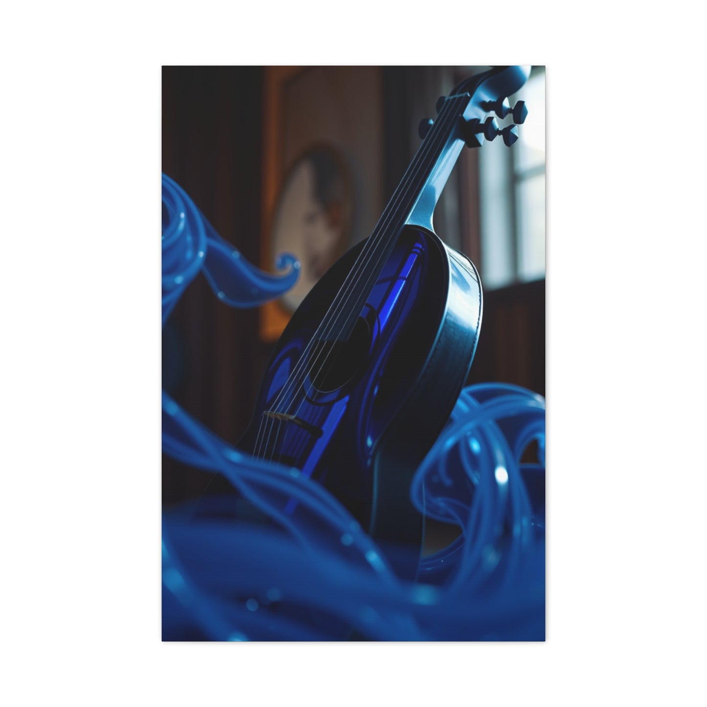 Blue Music Art Refined Canvas Wall Art & Canvas Print