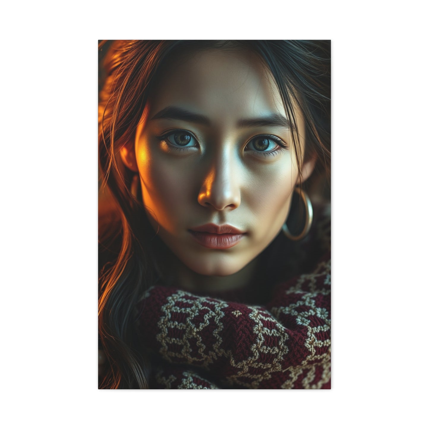 Saffron Brilliance Panel Wall Art & Canvas Print