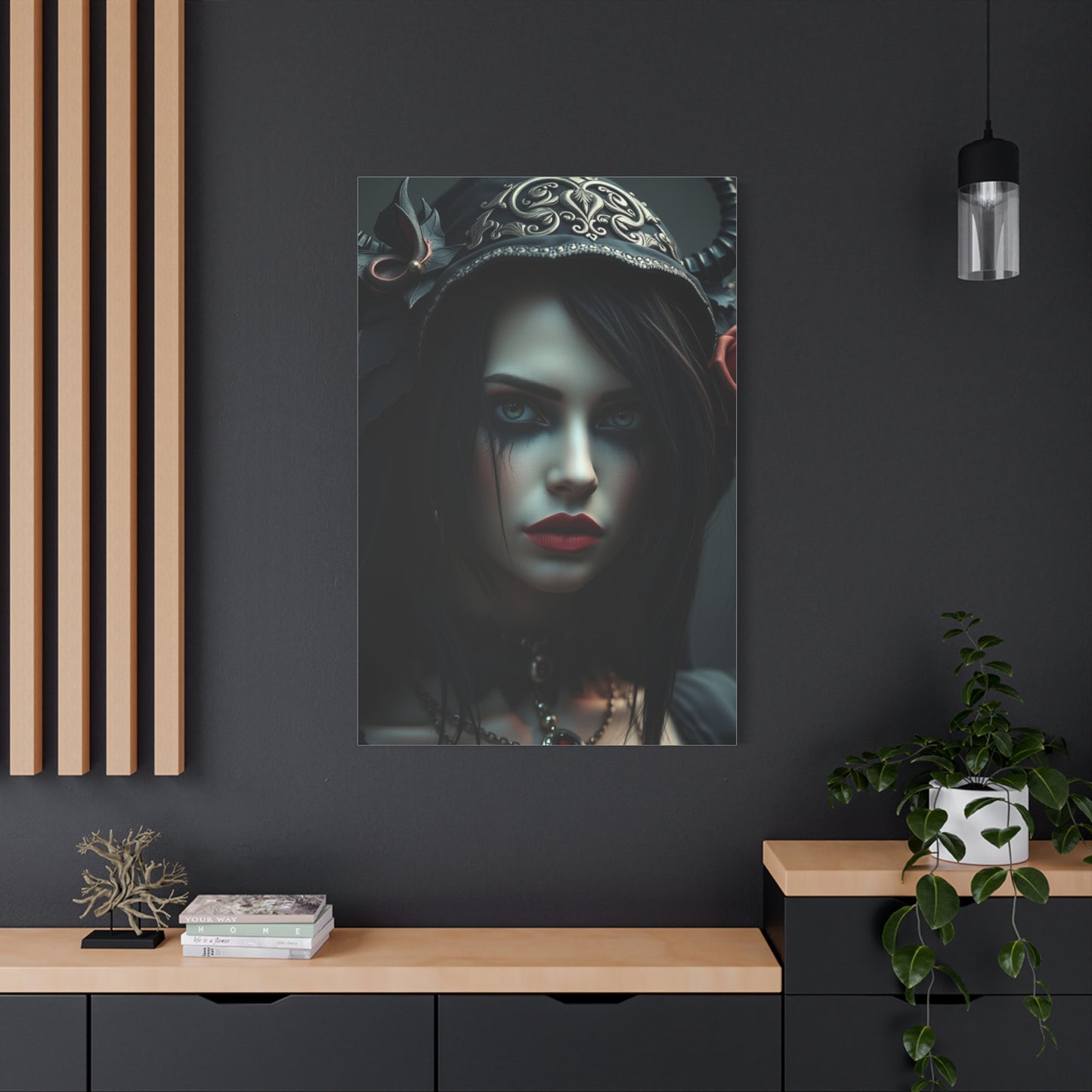 Shadowed Reverie Canvas wall art & canvas print