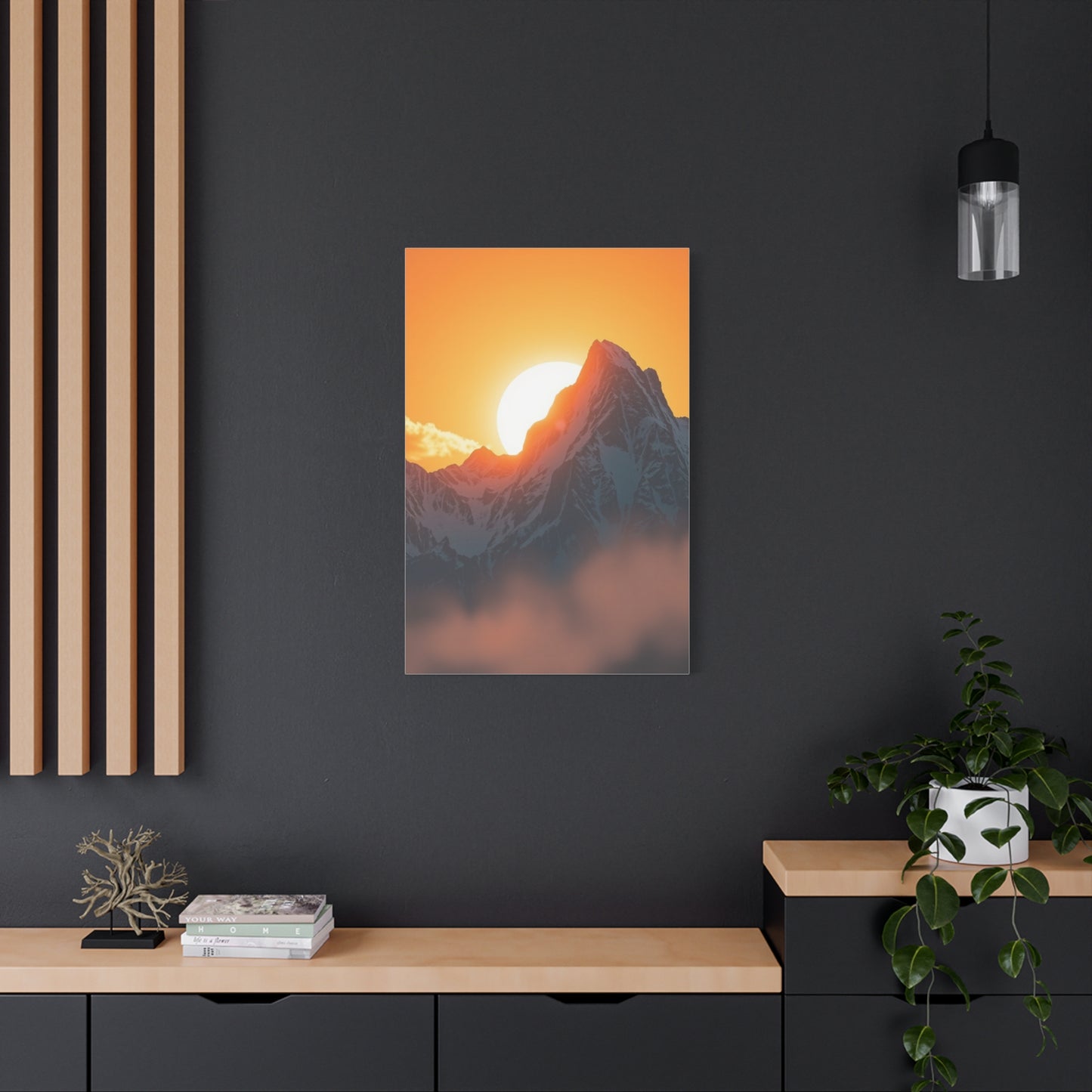 Radiant Summit Masterpiece Wall Art & Canvas Print