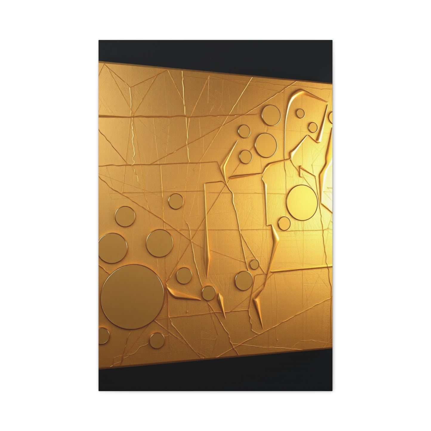 Masterpiece Gold & Silver Canvas Art Vision Wall Art & Canvas Print