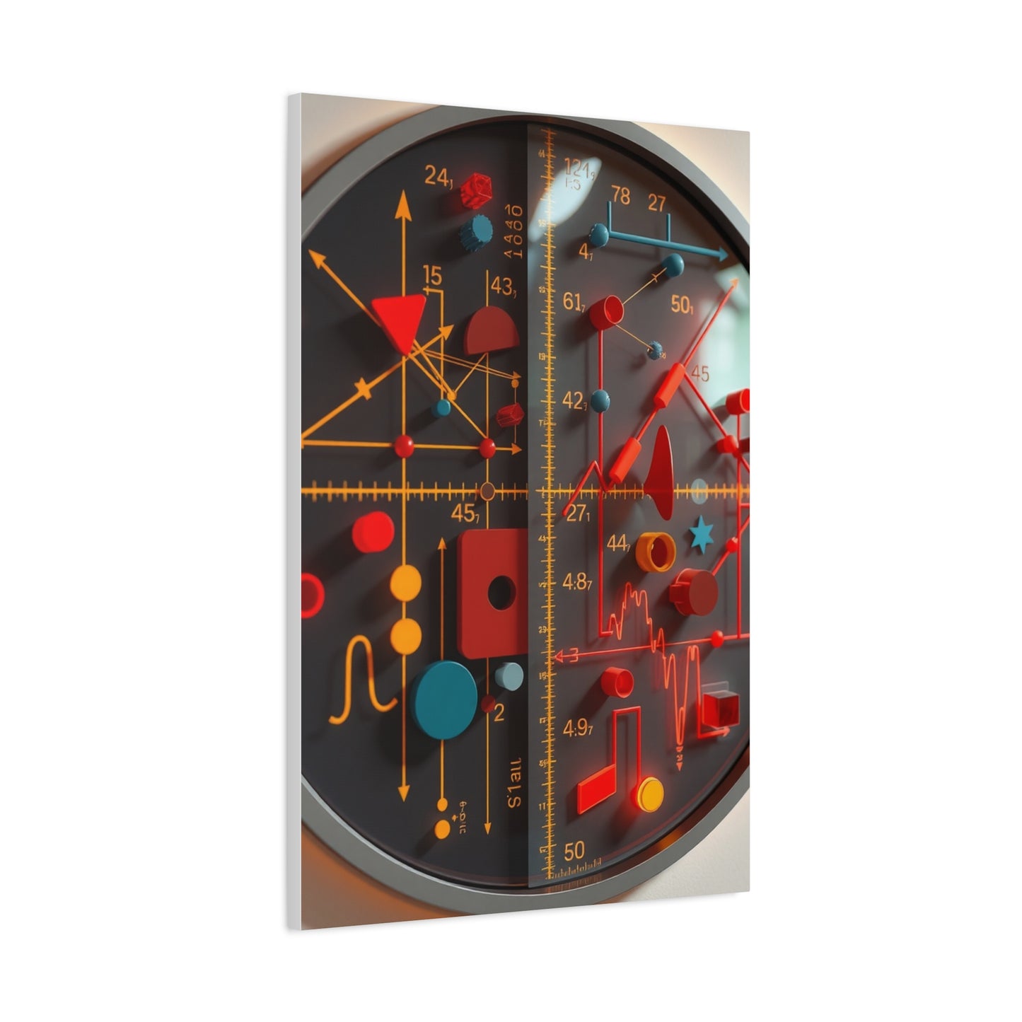 Masterpiece Modern Math Art for Creative Spaces Vision Wall Art & Canvas Print