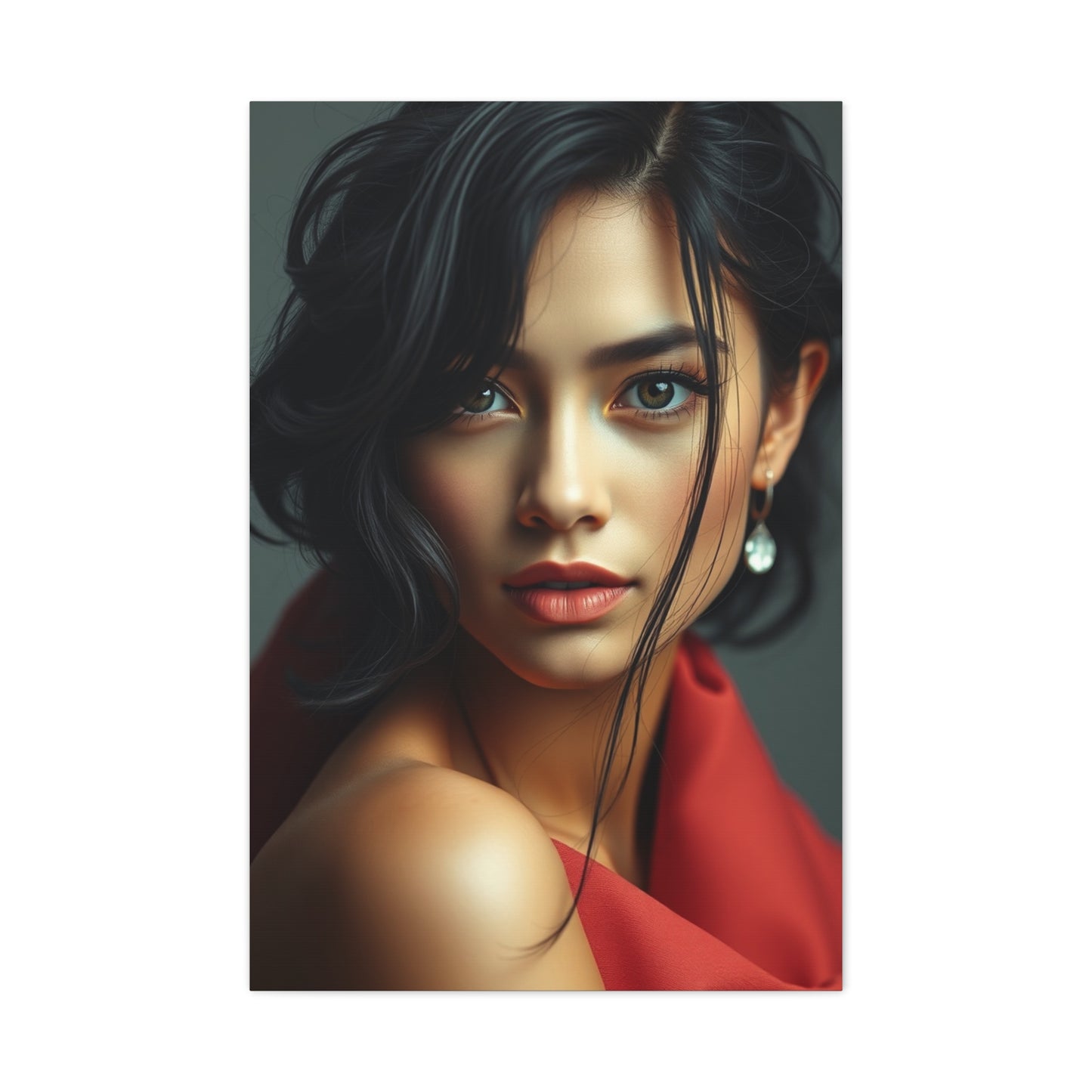 Luxurious Terra and Indigo Wall Art & Canvas Print