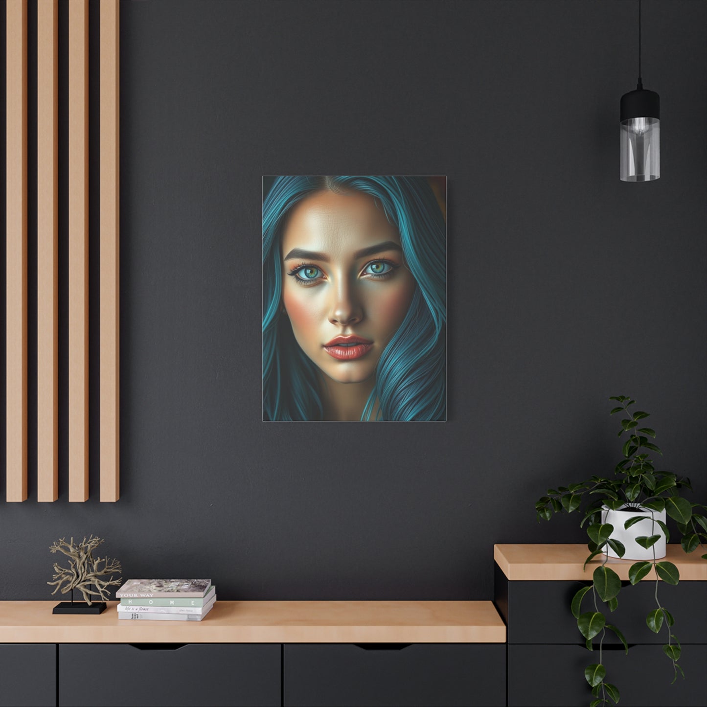 Azure Reverie Canvas wall art & canvas print