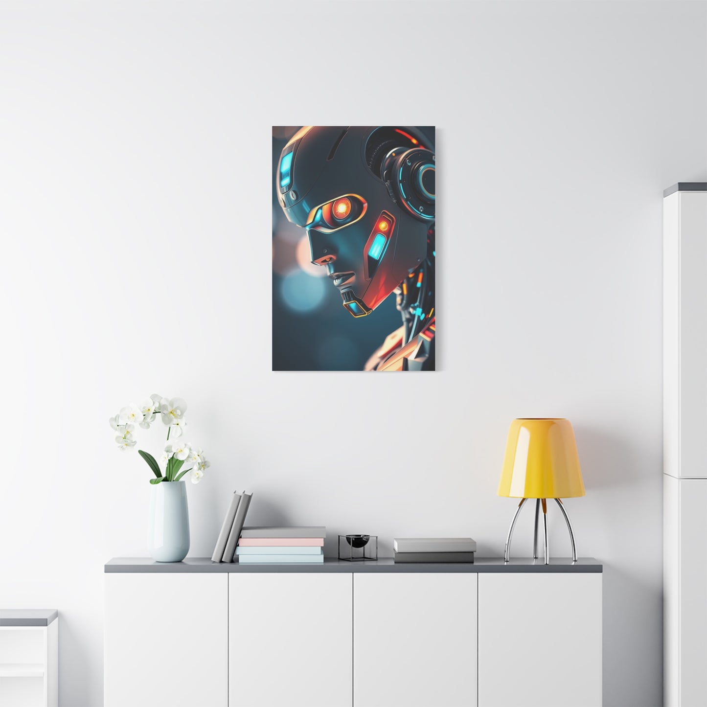 Masterpiece Robot Art Vision Wall Art & Canvas Print
