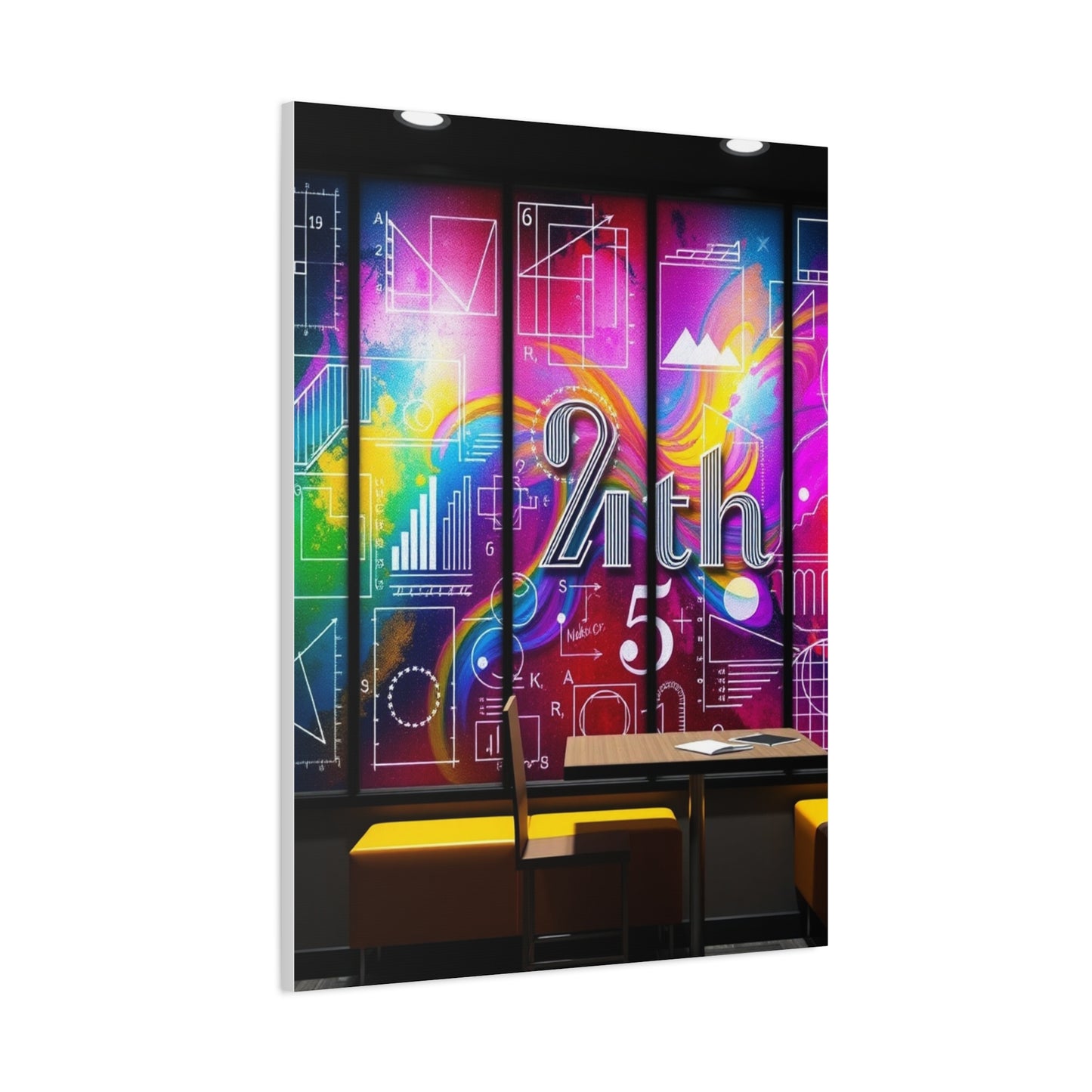 Modern Math Art for Creative Spaces Luxury Canvas Wall Art & Canvas Print