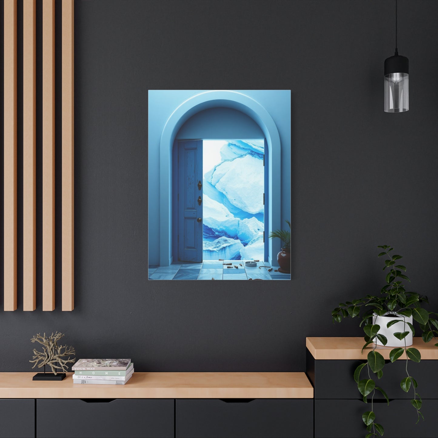 Supreme Blue and White Art Collection Wall Art & Canvas Print