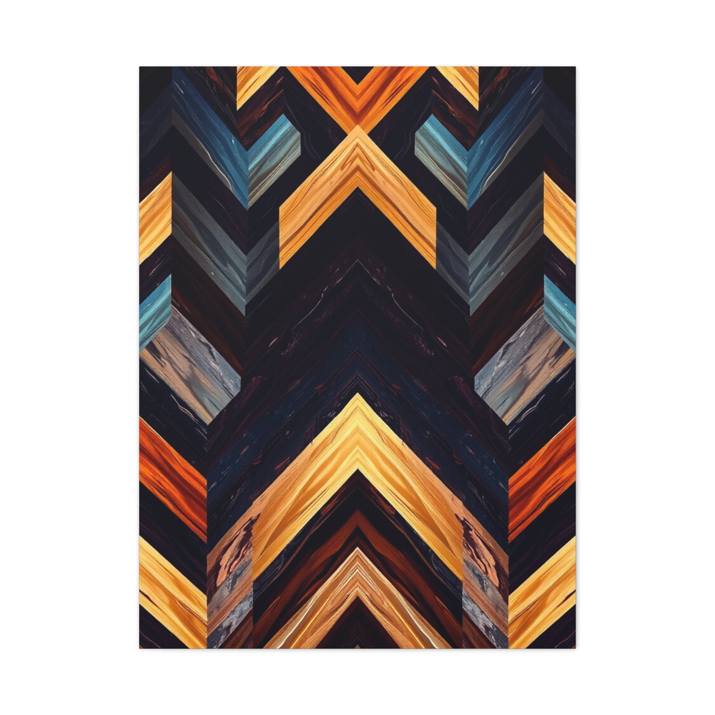 Vision Chevron Pattern Art Art Wall Art & Canvas Print