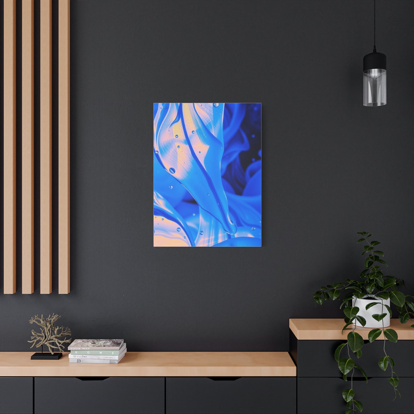 Vision Blue Abstract Art Art Wall Art & Canvas Print