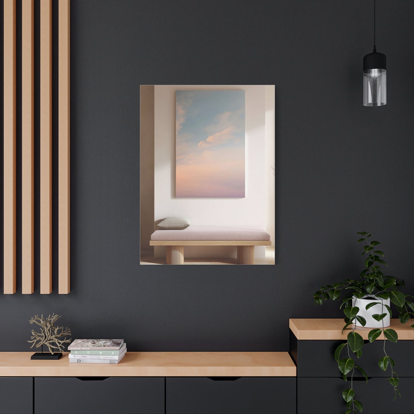 Soft Horizon Spa Waiting Room Wall Art & Canvas Print