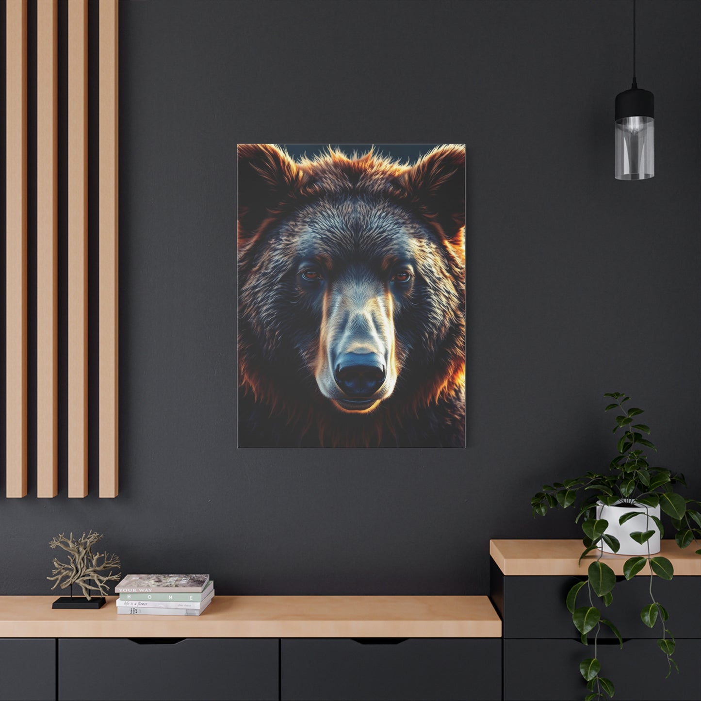 Noble Bruin Wall Masterpiece Wall Art & Canvas Print