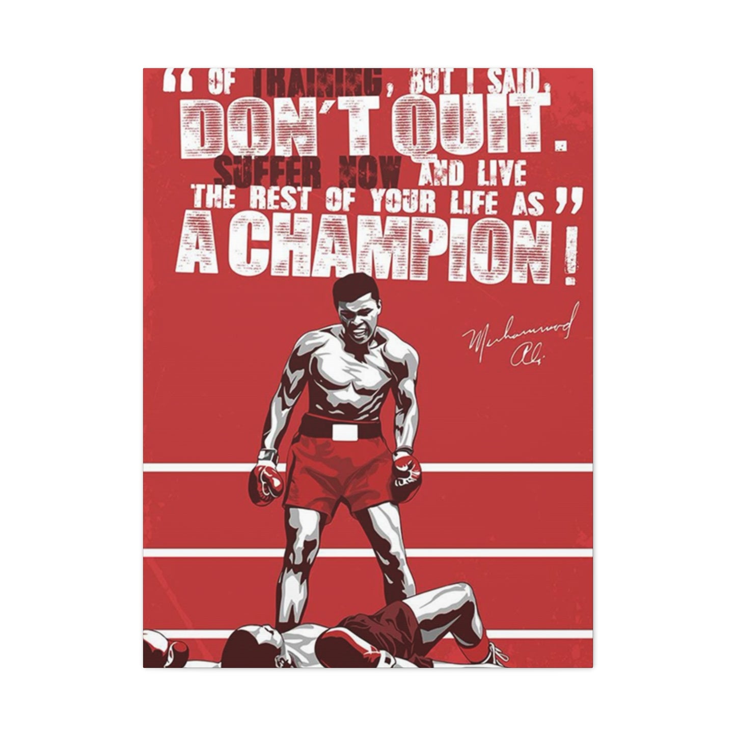 Mahummad Ali Poster Wall Art & Canvas Prints