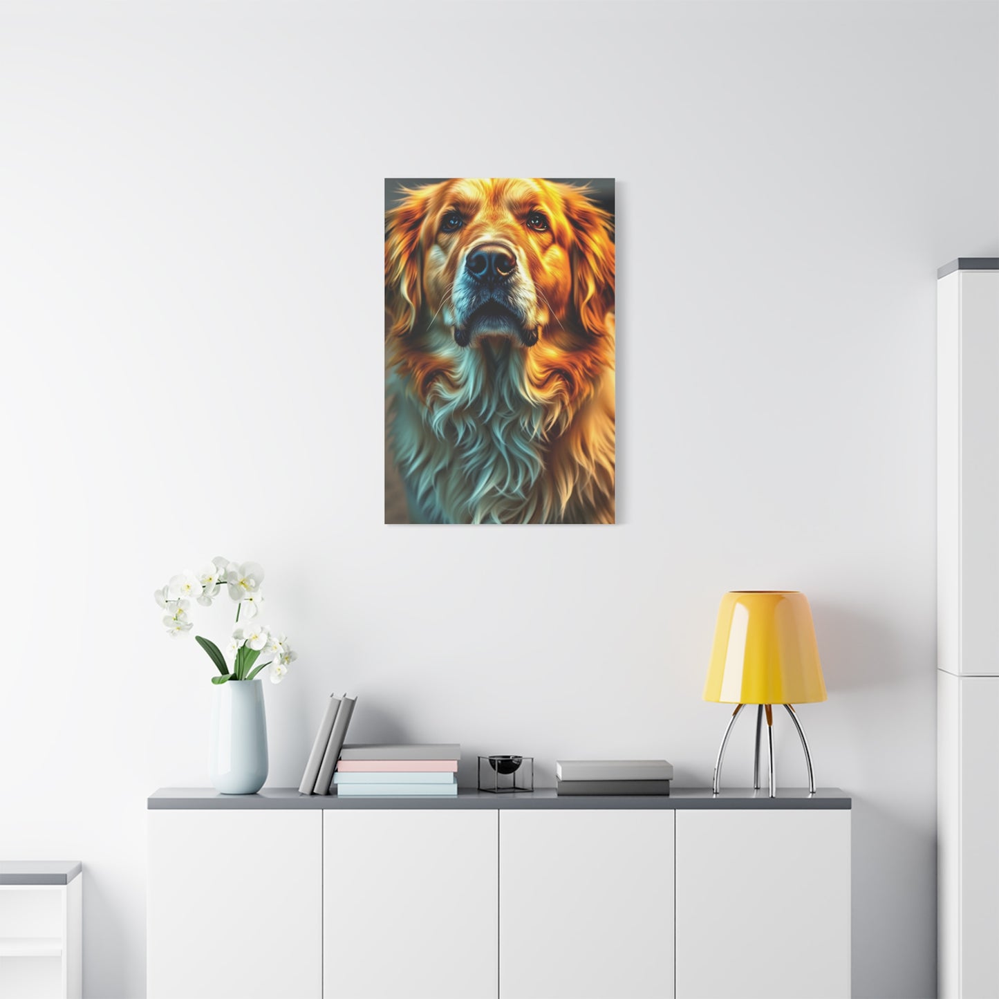 Vision Golden Retriever Art Art Wall Art & Canvas Print