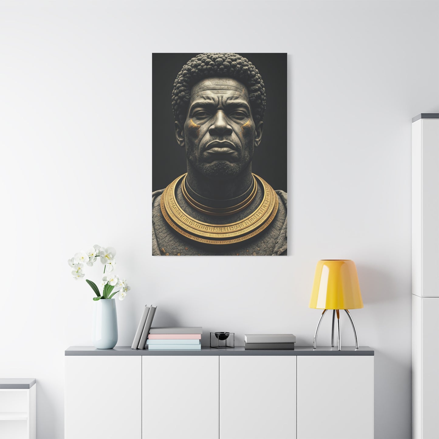 Stone Guardian Legacy Portrait Wall Art & Canvas Prints