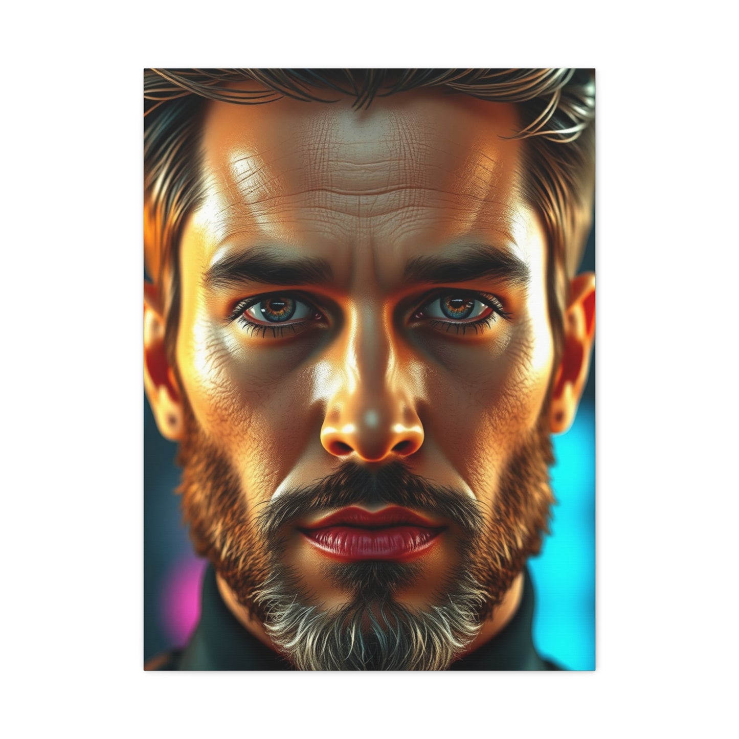 Polychromatic Pixel Prowess Wall Art & Canvas Print