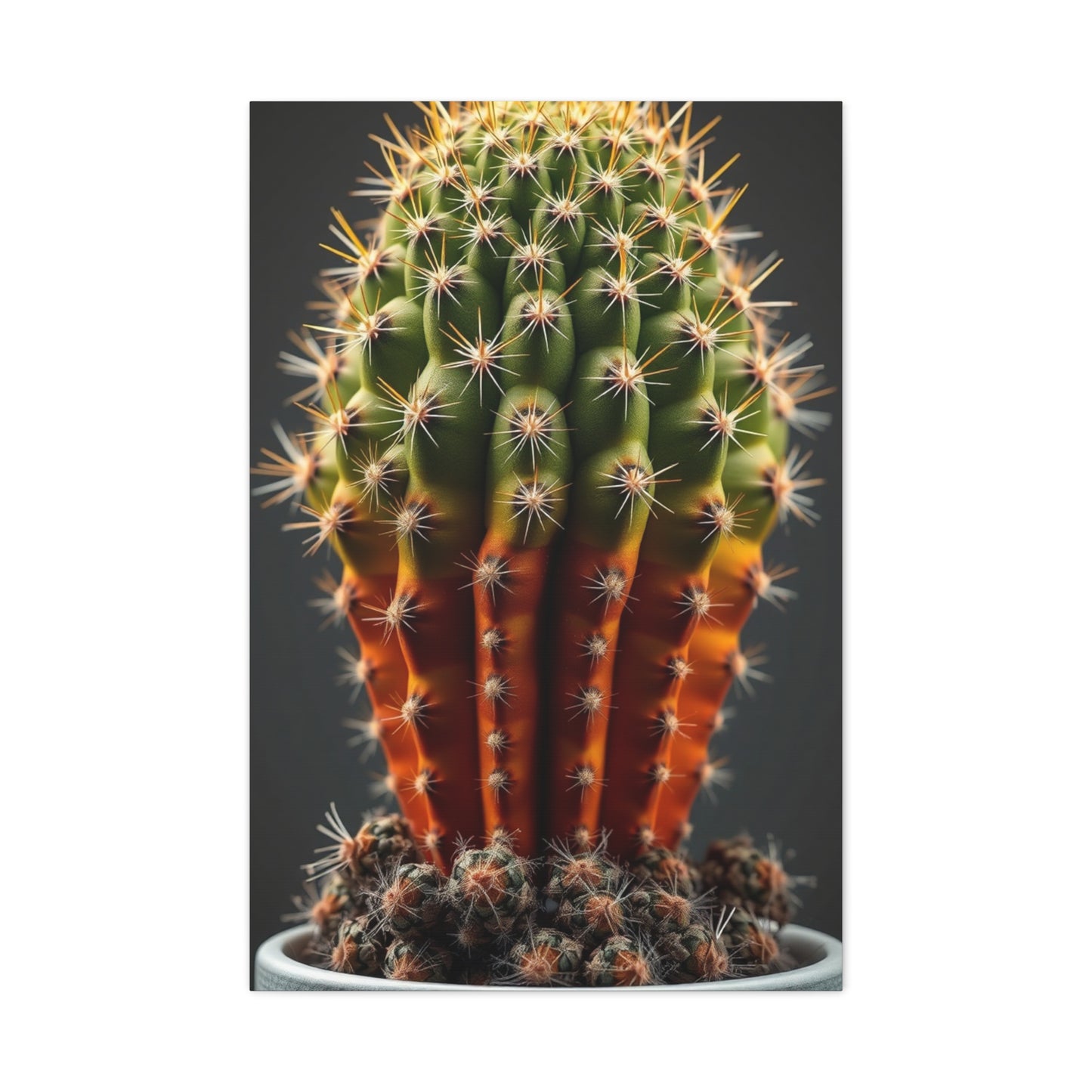 Cacti Elegance Portrait Wall Art & Canvas Print