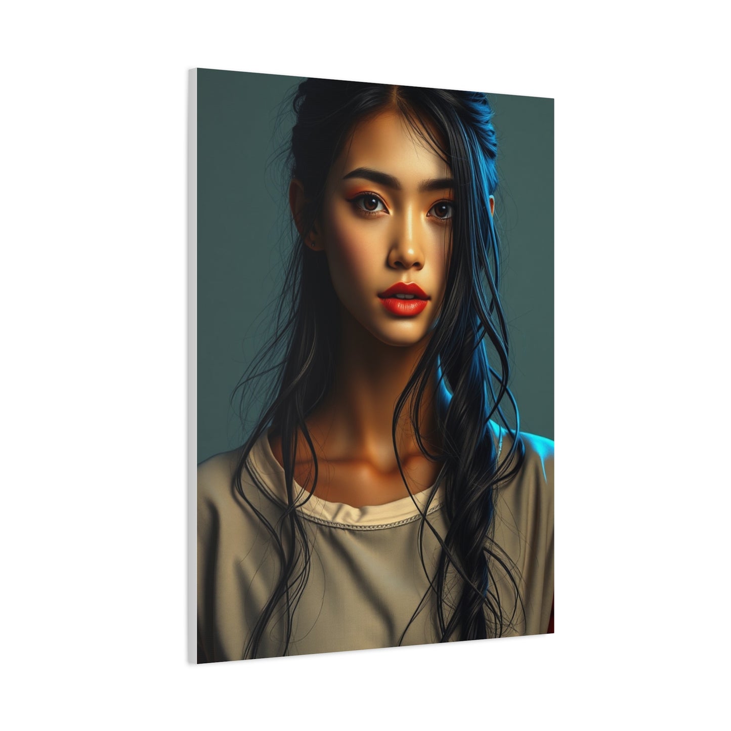 Whimsical Lady Masterpiece Wall Art & Canvas Print