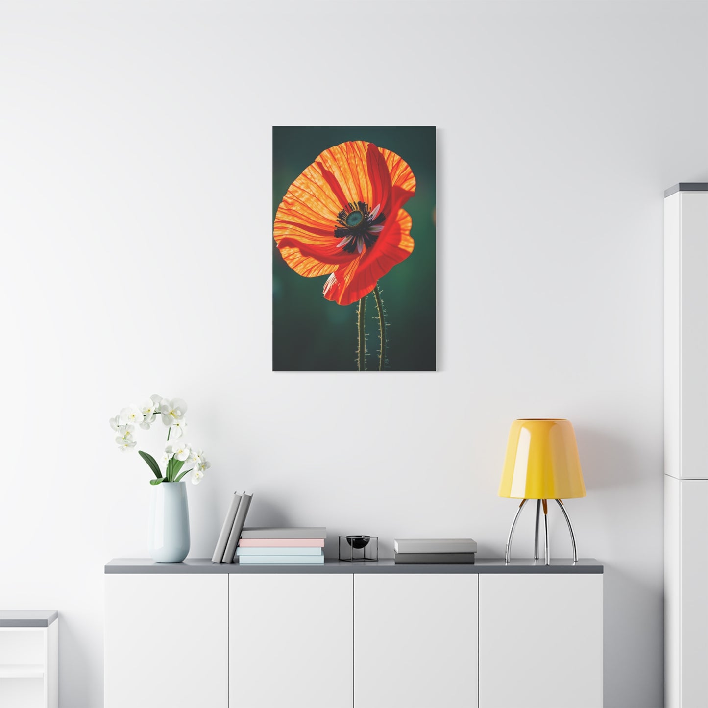Elite Poppy Flower Art Vision Wall Art & Canvas Print