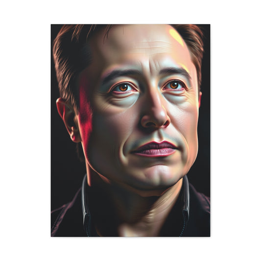 Elite Elon Musk Art Vision Wall Art & Canvas Print