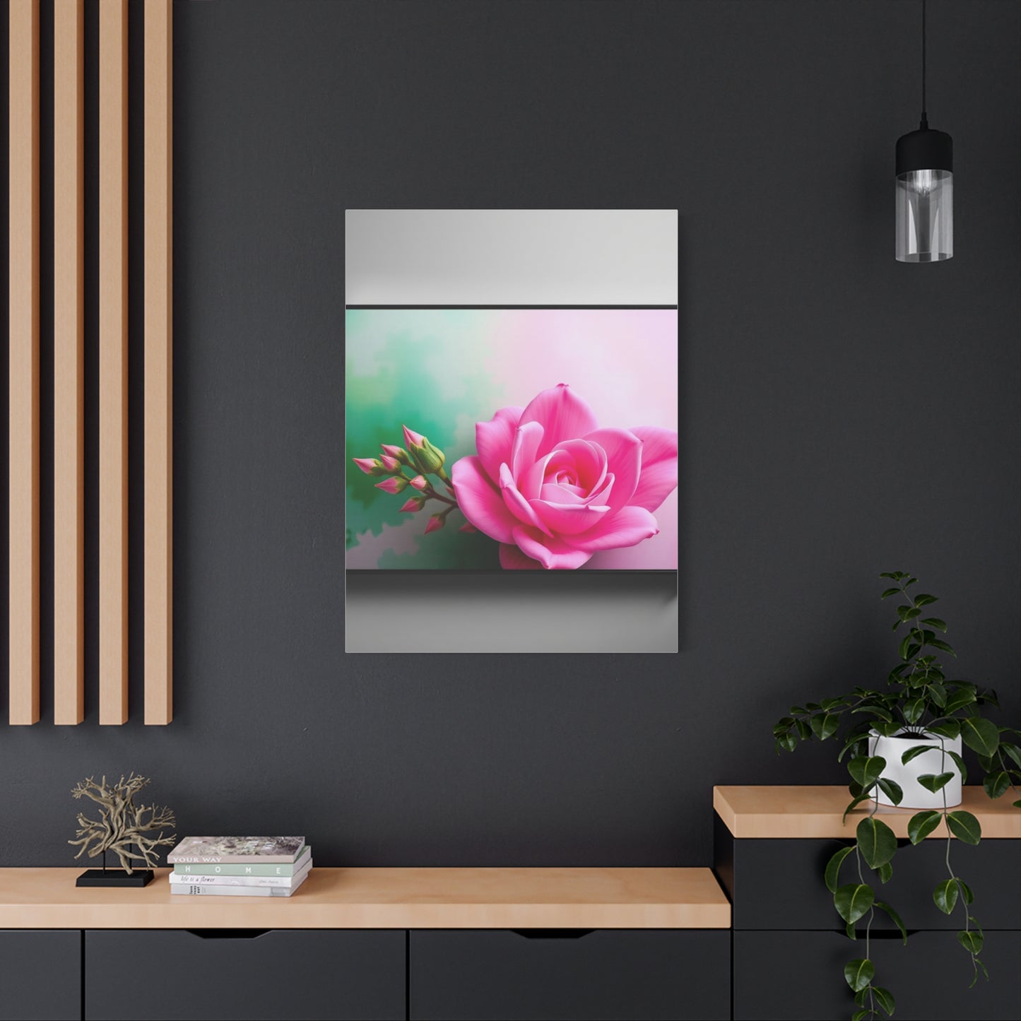 Green & Pink Canvas Art Refined Canvas Wall Art & Canvas Print