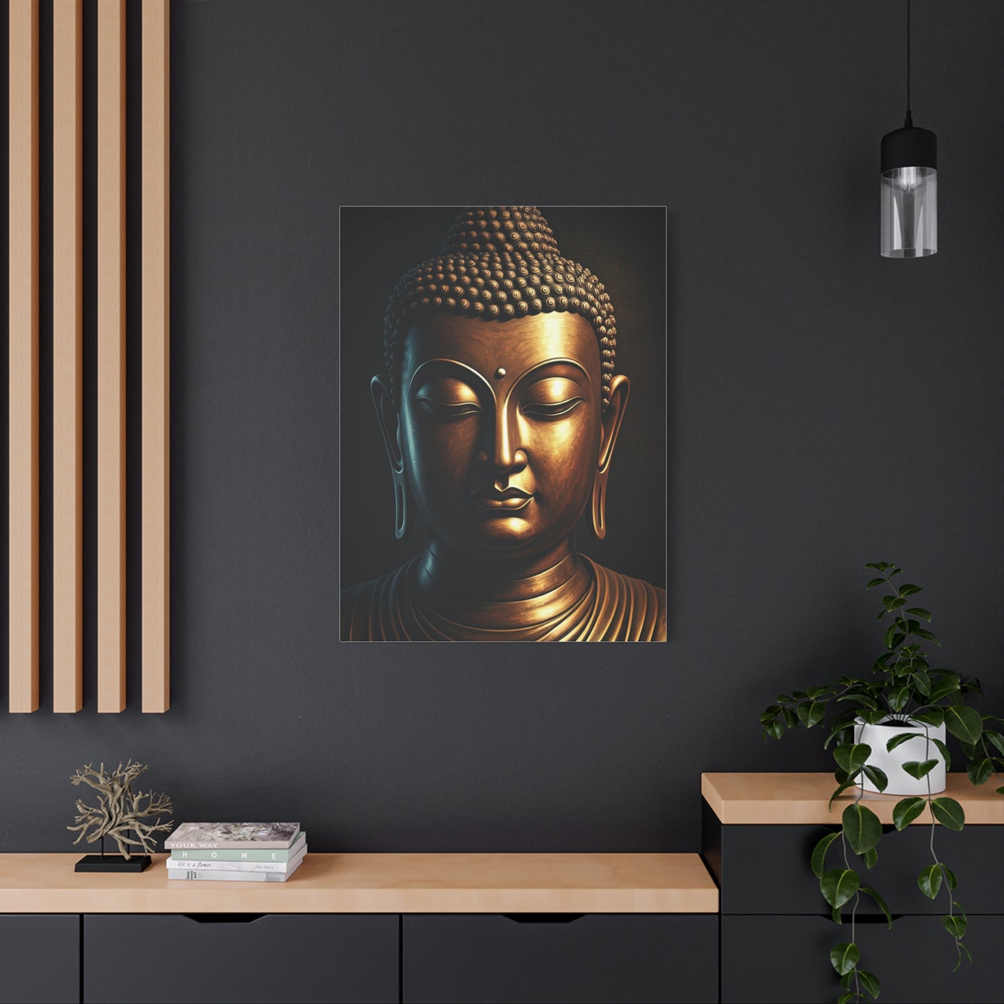 Midnight Glow Buddha Meditation Wall Art & Canvas Prints