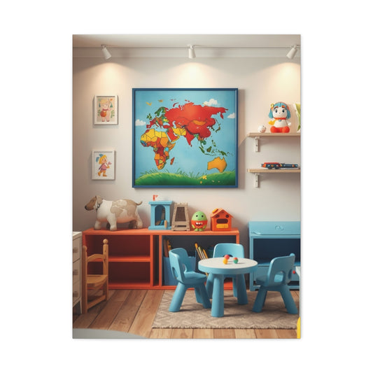 Kids Playroom Art Refined Canvas Wall Art & Canvas Print