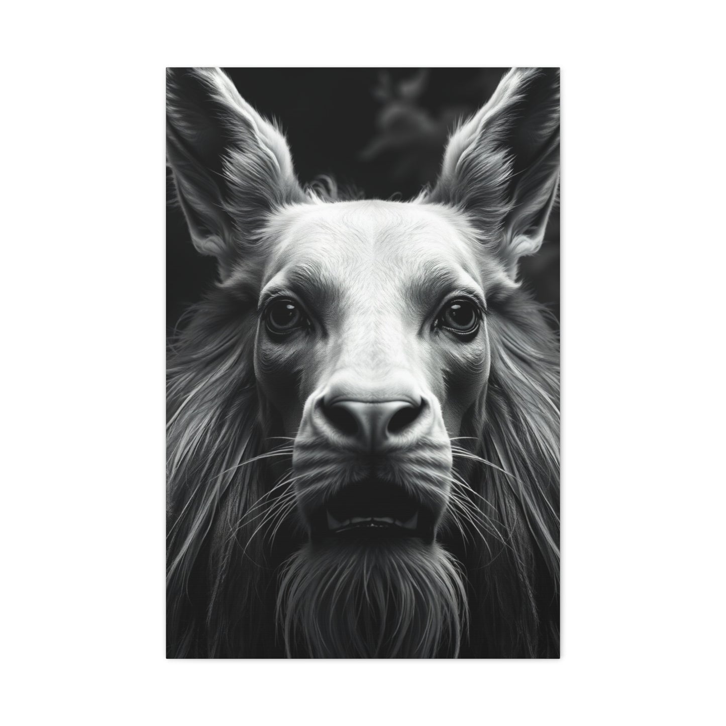 Veiled Silhouette Masterpiece Wall Art & Canvas Print