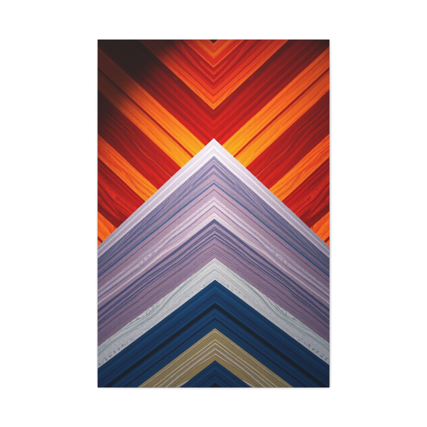 Chevron Pattern Art Supreme Gallery Wall Art & Canvas Print