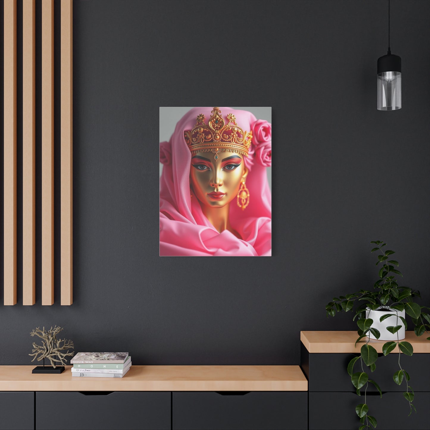 Gold & Pink Art Supreme Gallery Wall Art & Canvas Print