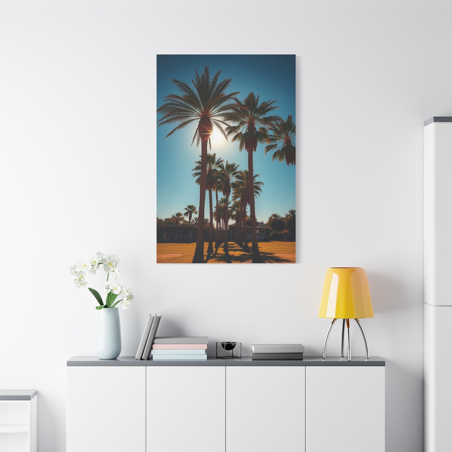 Palm Reverie Canvas Wall Art & Canvas Print