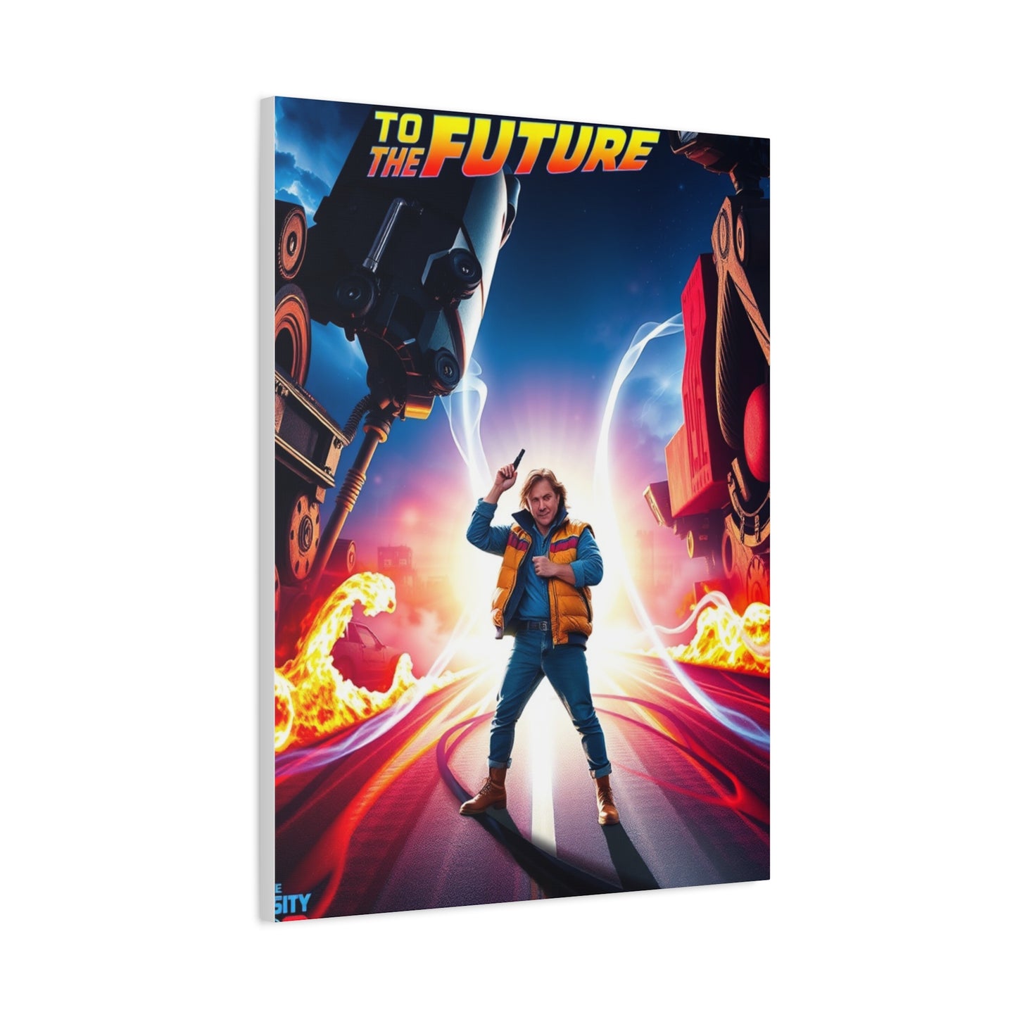Back to the Future Art Luxury Canvas Wall Art & Canvas Print