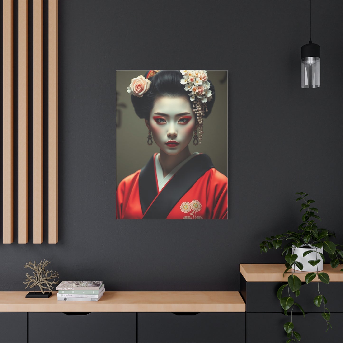 Geisha Art Refined Canvas Wall Art & Canvas Print