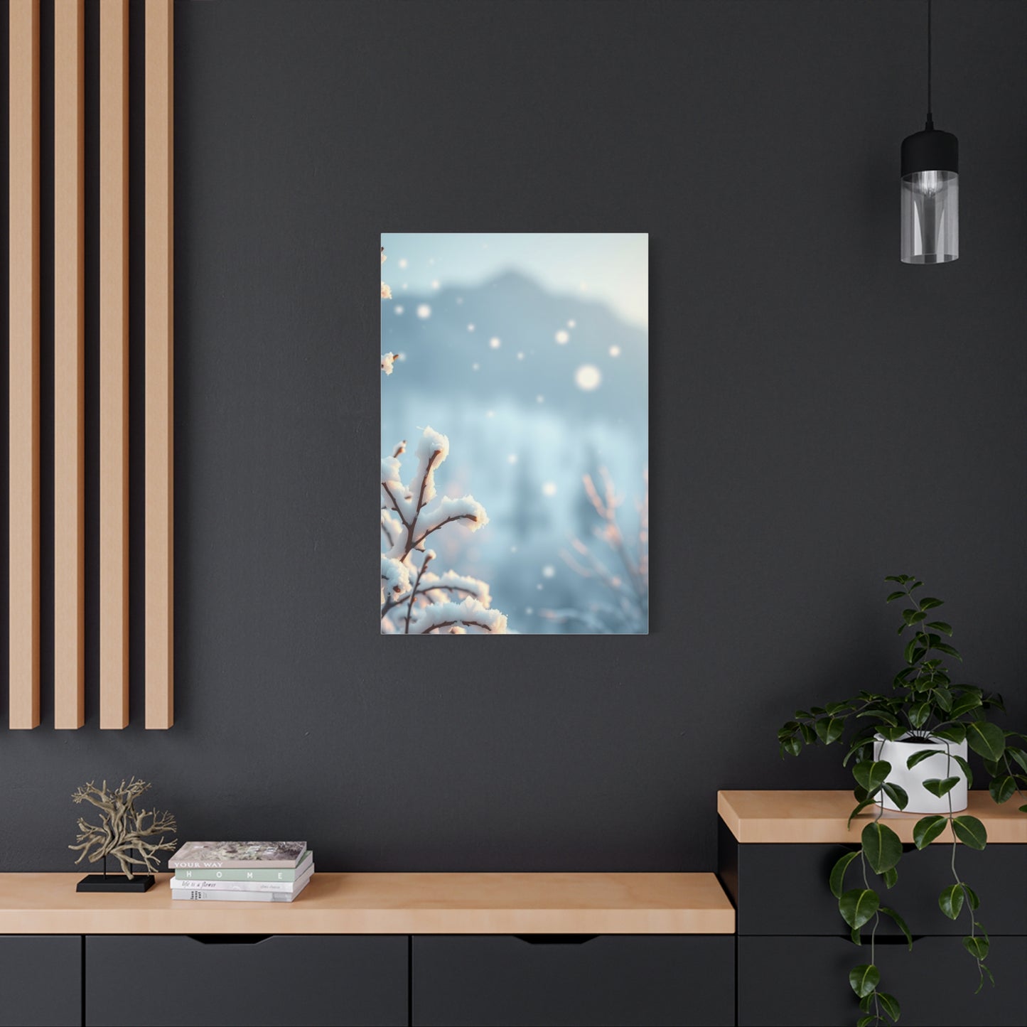 Crystalline Season Canvas Wall Art & Canvas Print