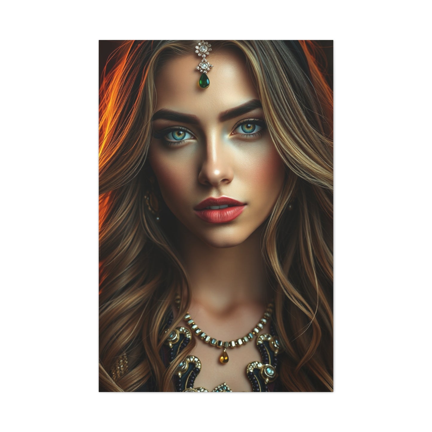 Celestial Glamour Art Canvas Wall Art & Canvas Print