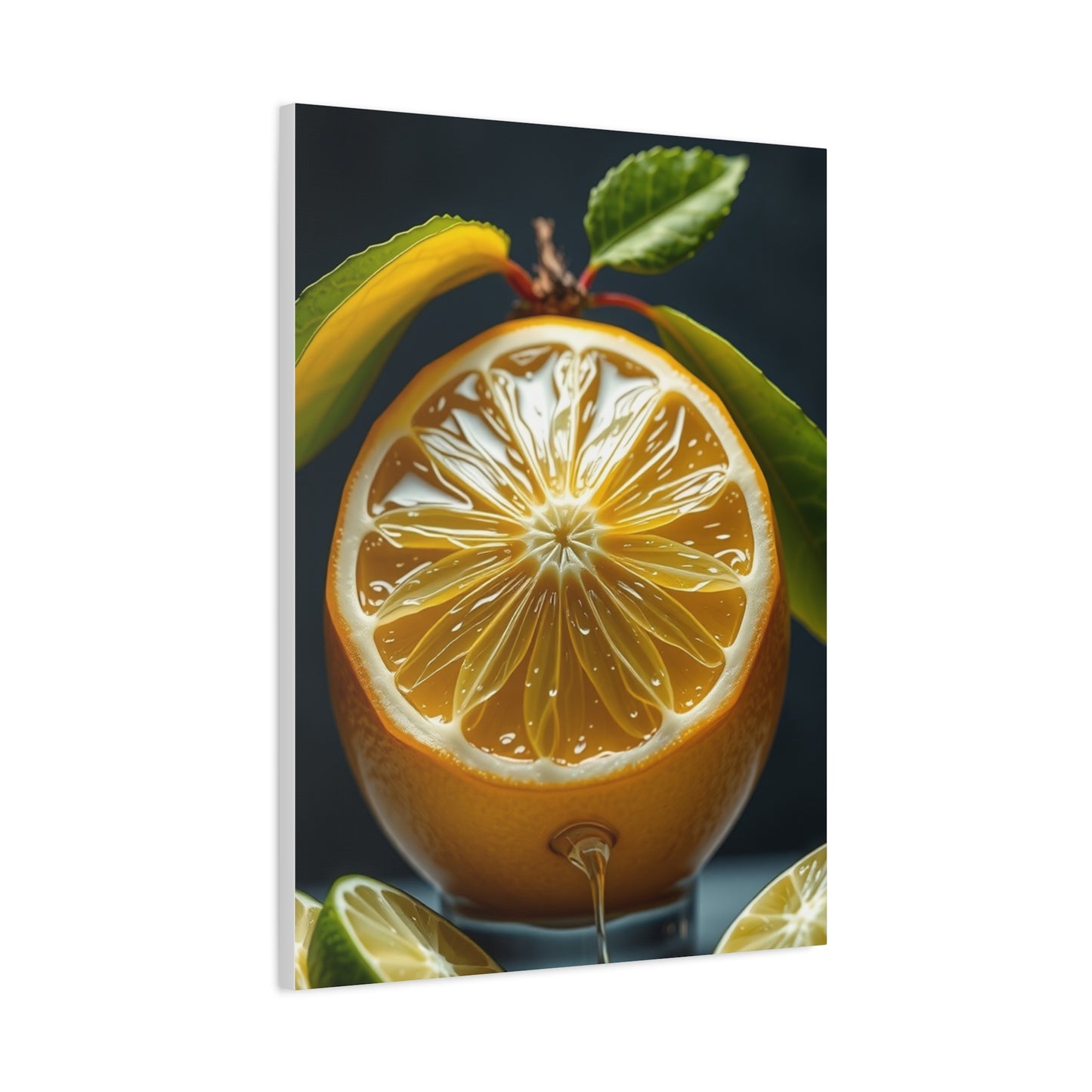 Lemon & Lime Art Luxury Canvas Wall Art & Canvas Print