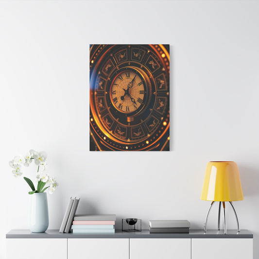 Clock Art Refined Canvas Wall Art & Canvas Print