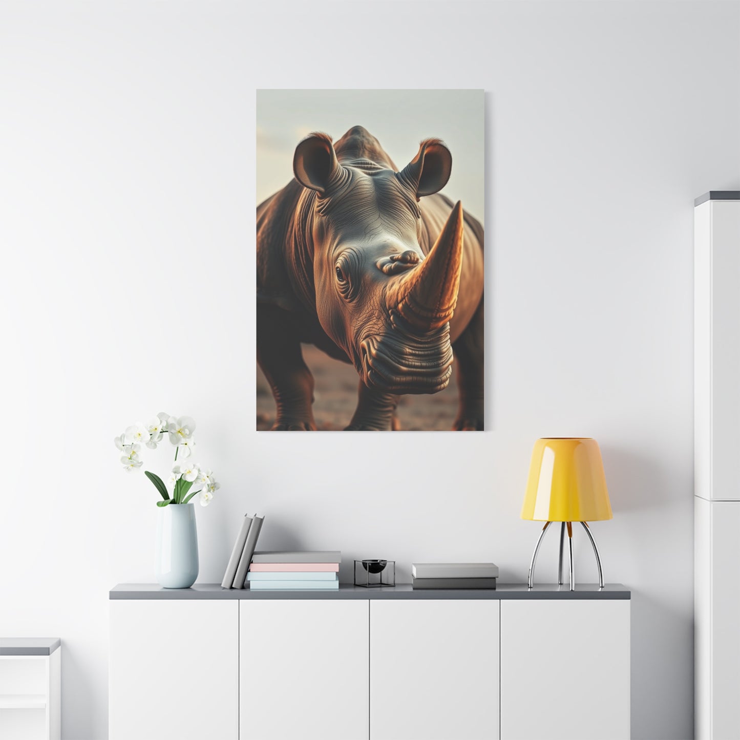 Elite Rhinoceros Art Vision Wall Art & Canvas Print