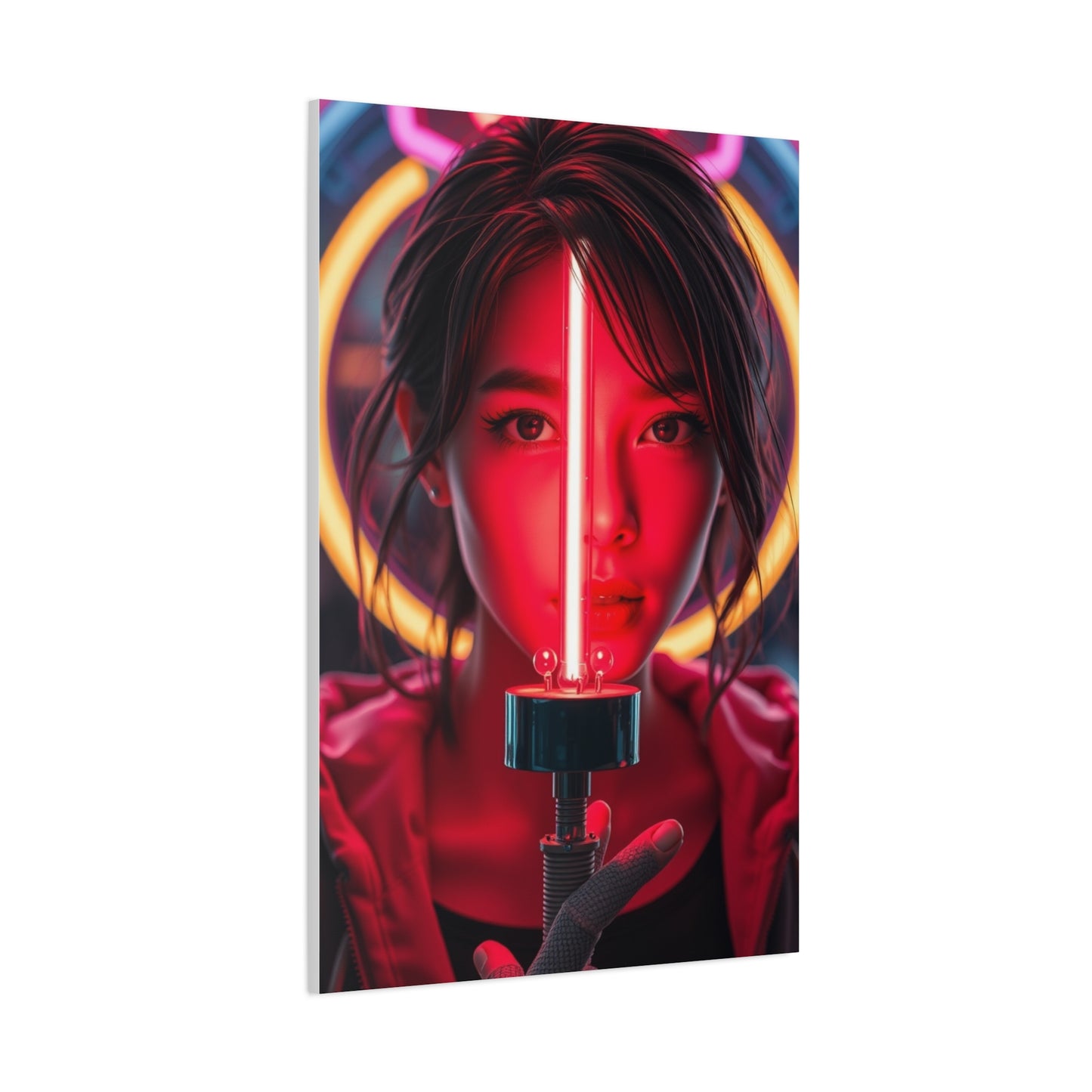 Neon Nimbus Canvas Wall Art & Canvas Print