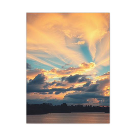 Michigan Sky Media Art Luxury Canvas Wall Art & Canvas Print