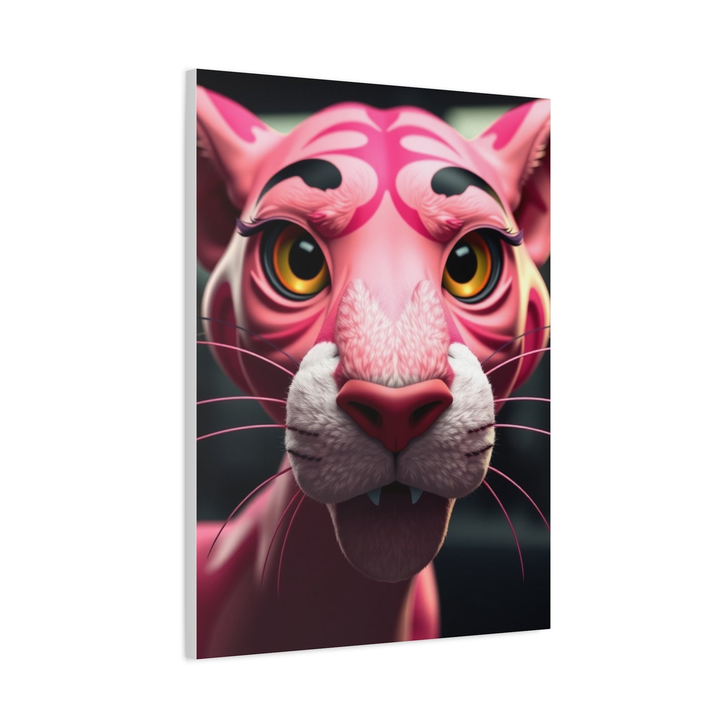 Cerise Feline Splendor Wall Art & Canvas Print
