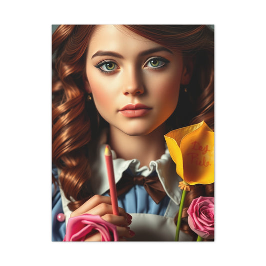 Alice In Wonderland Characters Art Supreme Canvas Gallery Wall Art & Canvas Print