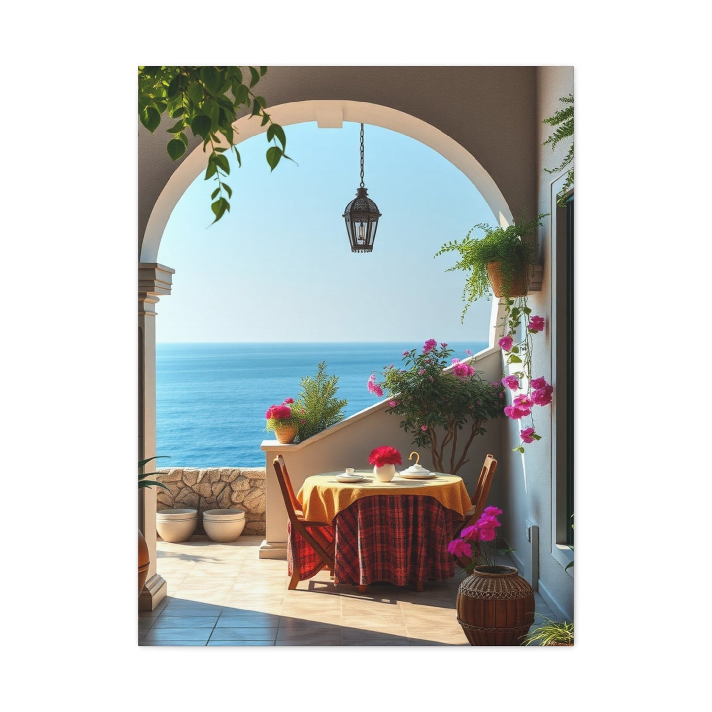 Masterpiece Mediterranean Decor Art Vision Wall Art & Canvas Print