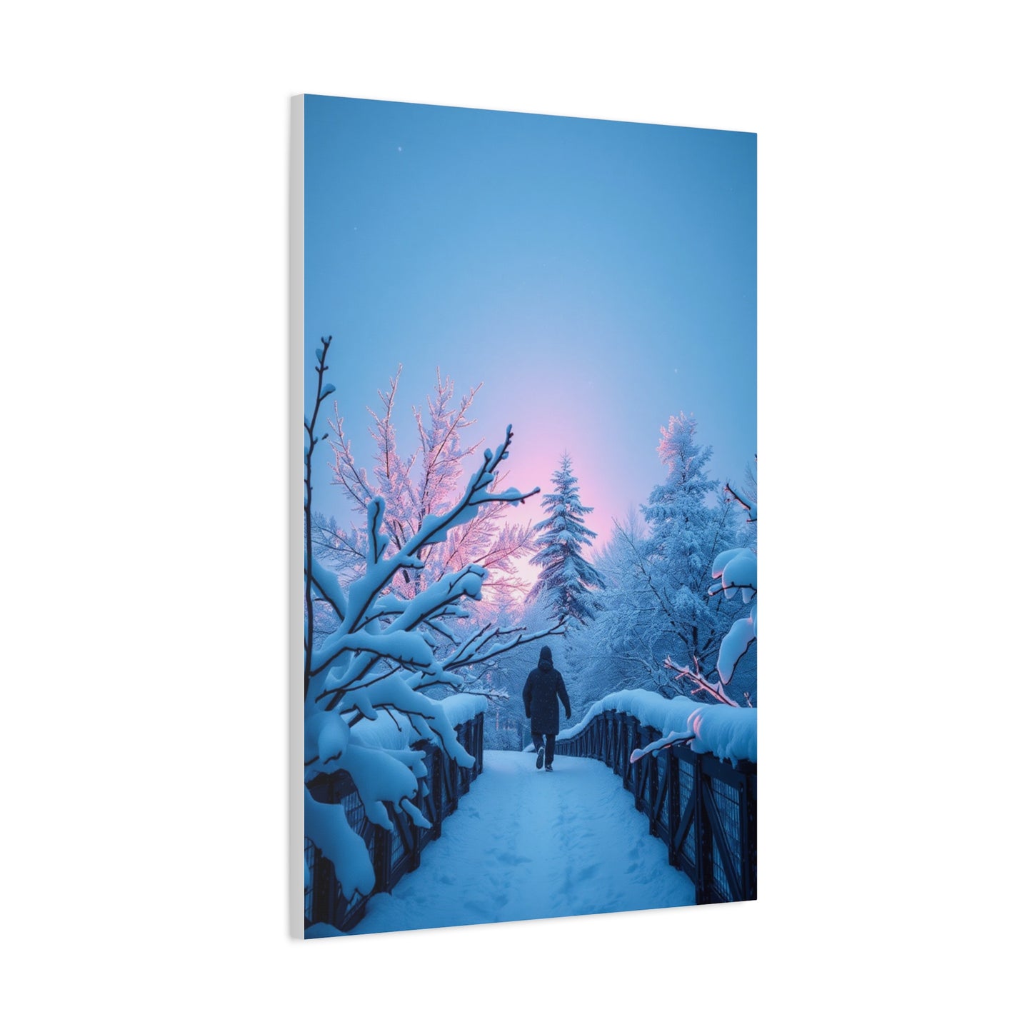 Opulent Frosted Vistas Wall Art & Canvas Print