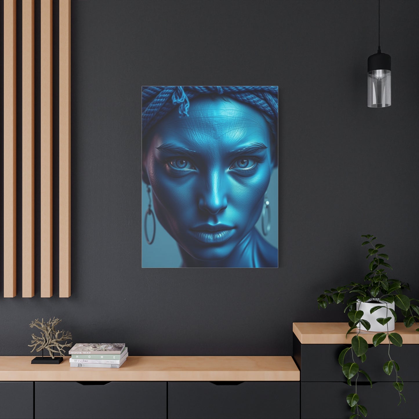 Turquoise Brilliance Tableau Wall Art & Canvas Print