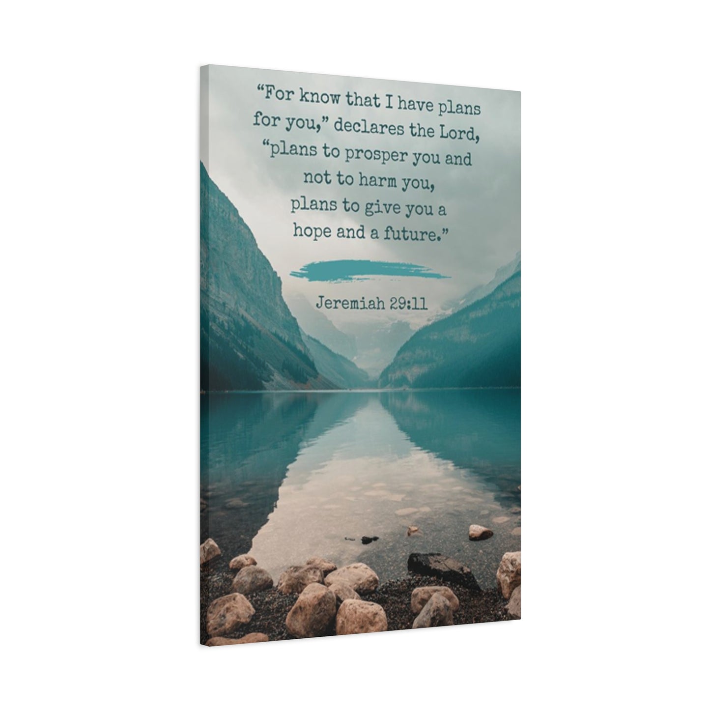 Jeremiah 29:11 Quote Poster Wall Art & Canvas Prints