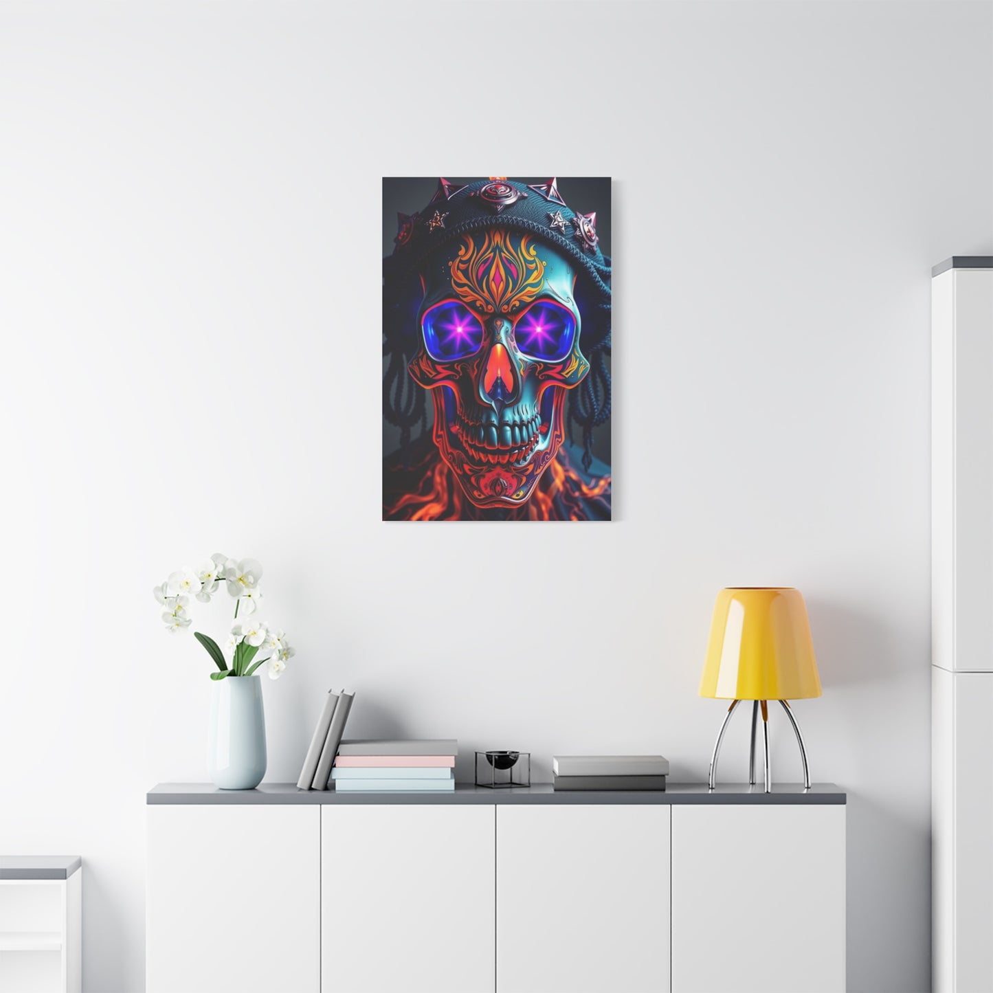 Radiant Skull Tableau Wall Art & Canvas Print