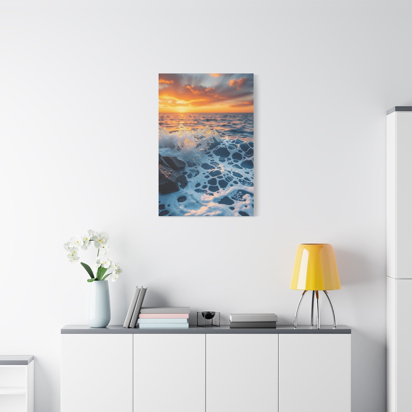 Celestial Tides Canvas wall art & canvas print