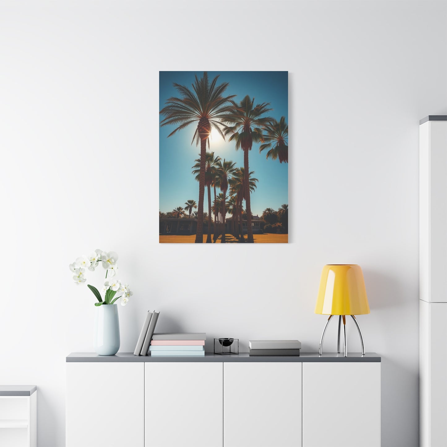 Palm Reverie Canvas Wall Art & Canvas Print