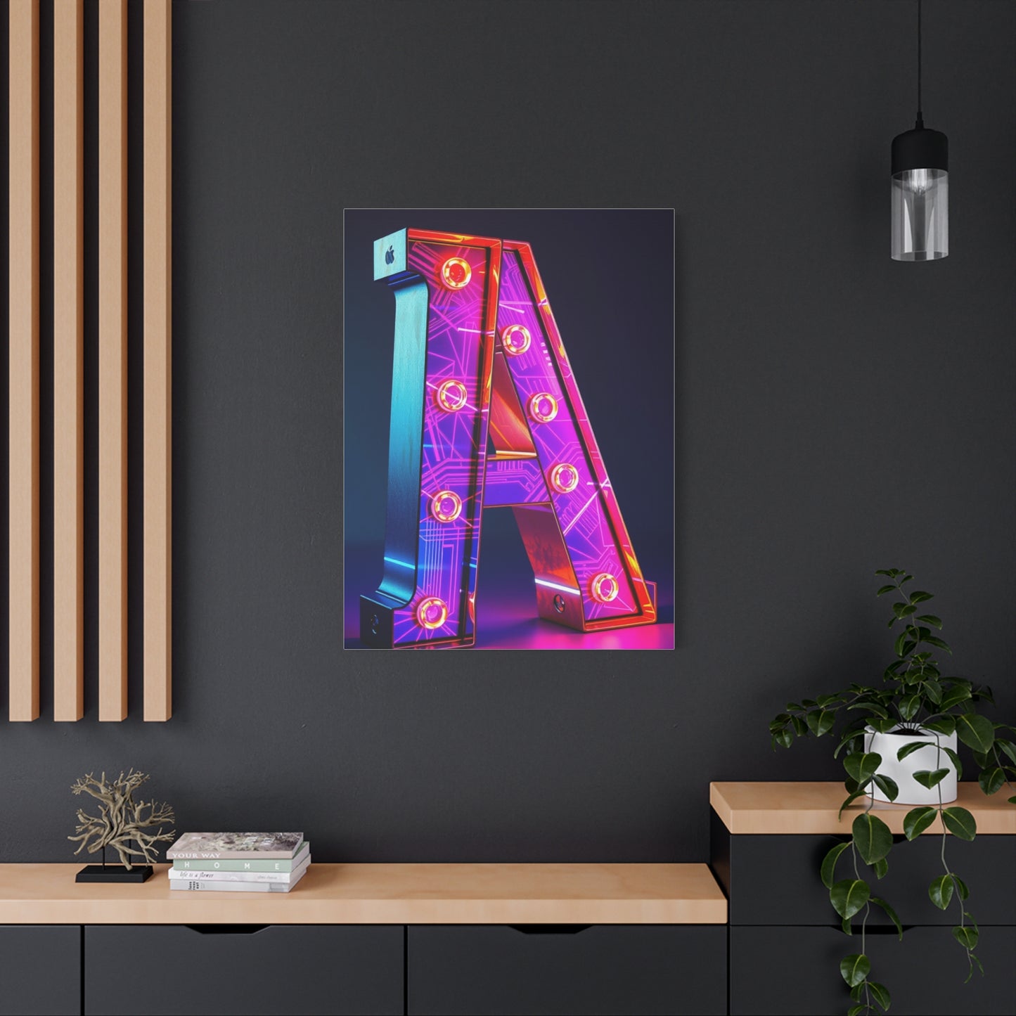 Alphabet & Letter Art Artisan Canvas Wall Art & Canvas Print